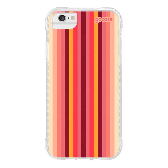 Capinha para celular  Funky Orange Stripes