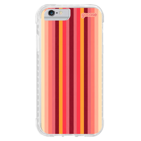 Capinha para celular  Funky Orange Stripes