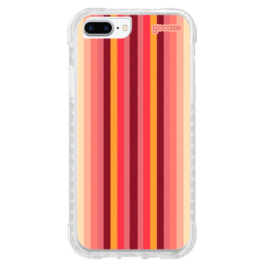 Capinha para celular  Funky Orange Stripes