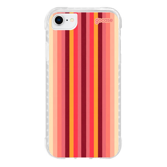 Capinha para celular  Funky Orange Stripes