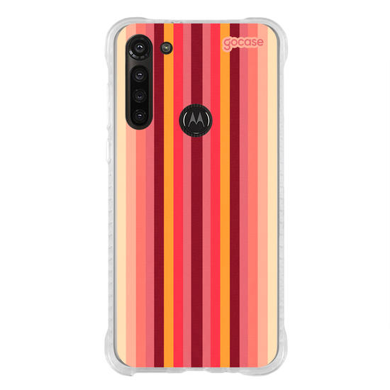 Capinha para celular  Funky Orange Stripes