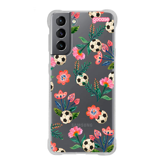 Capinha para celular  Futebol Floral