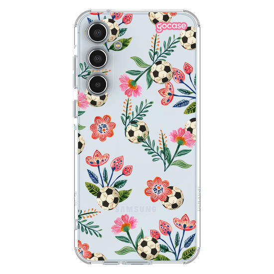 Capinha para celular  Futebol Floral