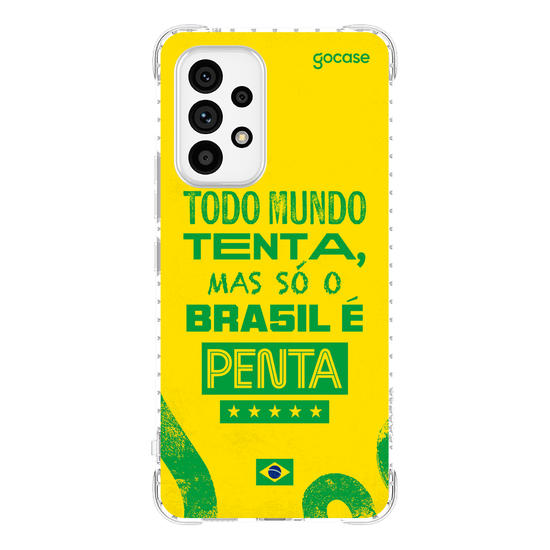 Capinha para celular  Só o BR é penta