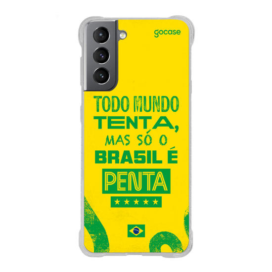 Capinha para celular  Só o BR é penta