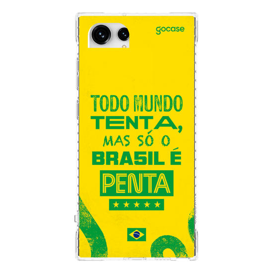 Capinha para celular  Só o BR é penta