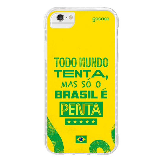 Capinha para celular  Só o BR é penta
