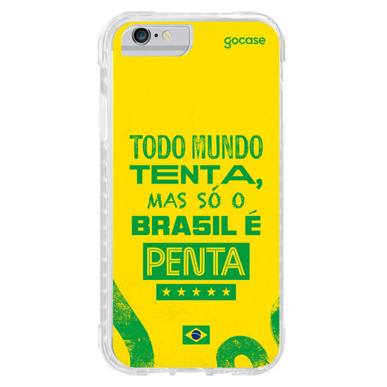 Capinha para celular  Só o BR é penta