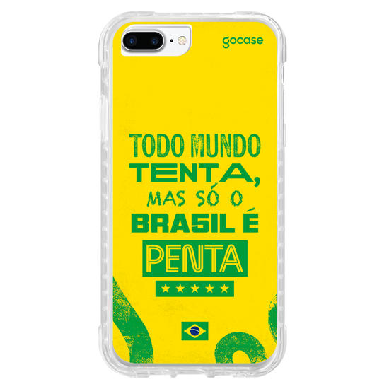 Capinha para celular  Só o BR é penta