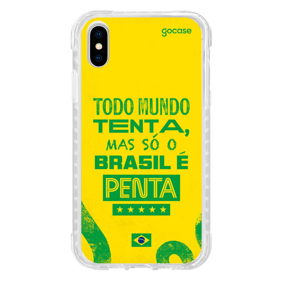 Capinha para celular  Só o BR é penta