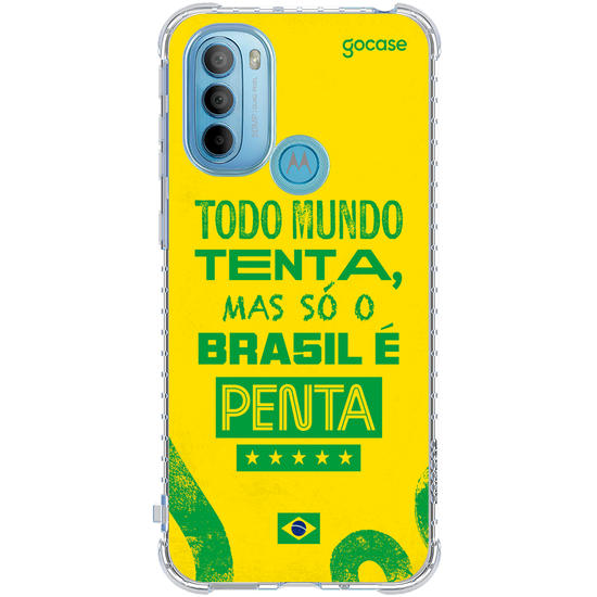 Capinha para celular  Só o BR é penta