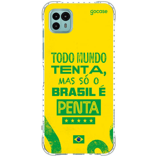 Capinha para celular  Só o BR é penta