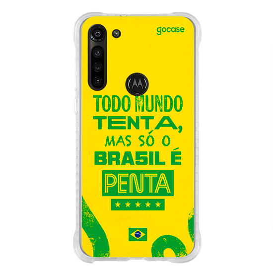 Capinha para celular  Só o BR é penta
