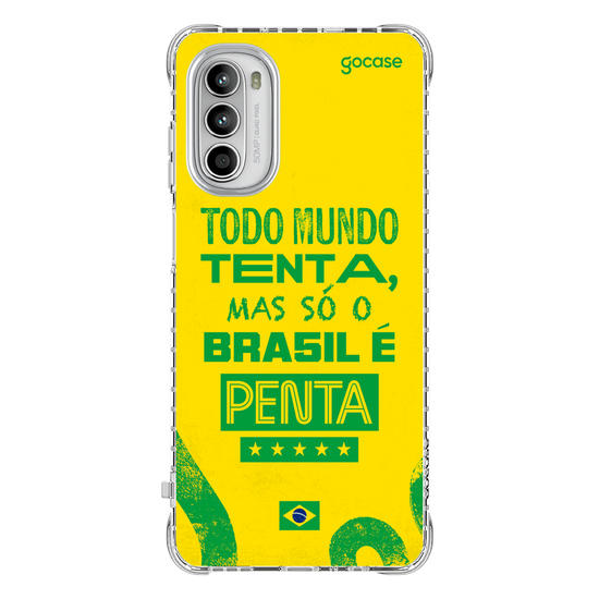 Capinha para celular  Só o BR é penta