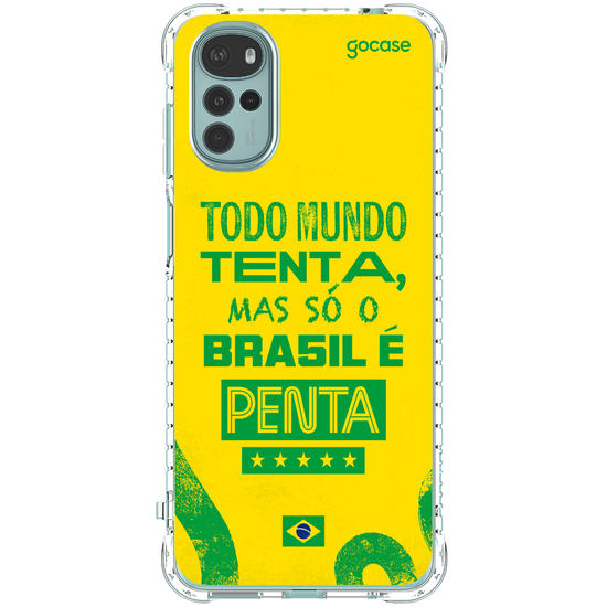 Capinha para celular  Só o BR é penta
