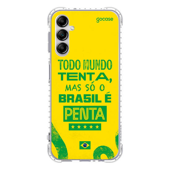 Capinha para celular  Só o BR é penta