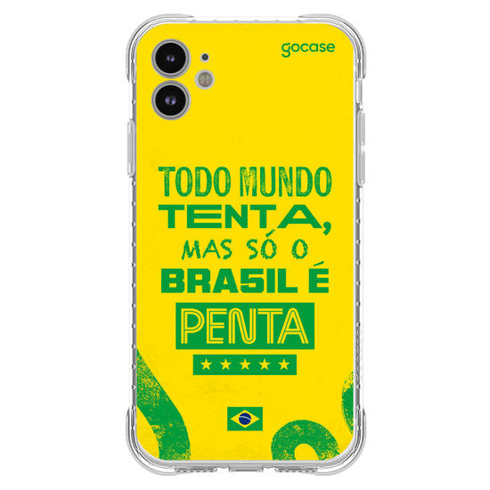 Capinha para celular  Só o BR é penta
