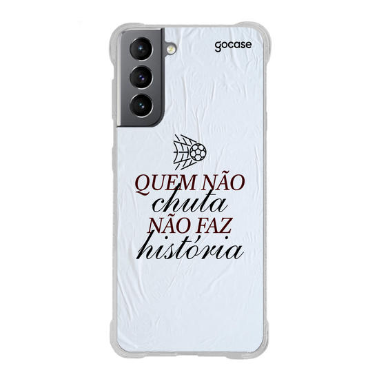 Capinha para celular  Futebol Raiz - Quem Não Chuta Não Faz História