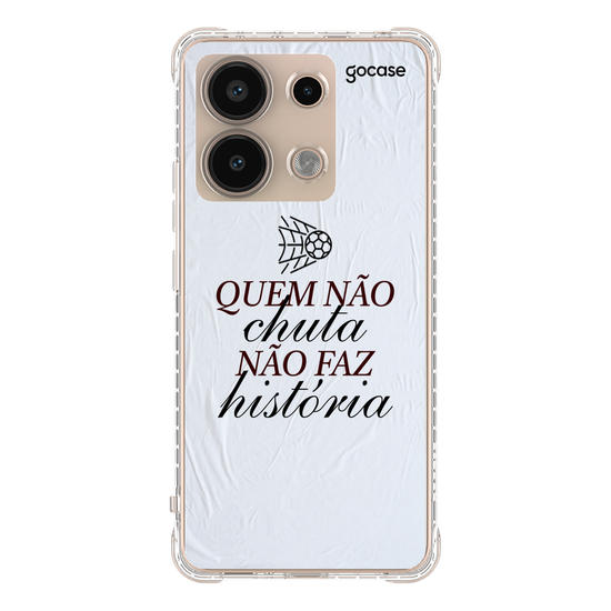 Capinha para celular  Futebol Raiz - Quem Não Chuta Não Faz História