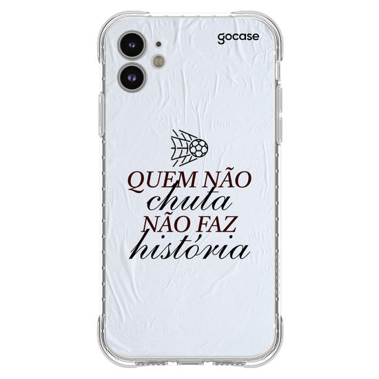 Capinha para celular  Futebol Raiz - Quem Não Chuta Não Faz História