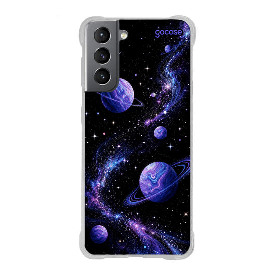 Capinha para celular  Galáxia e Planetas