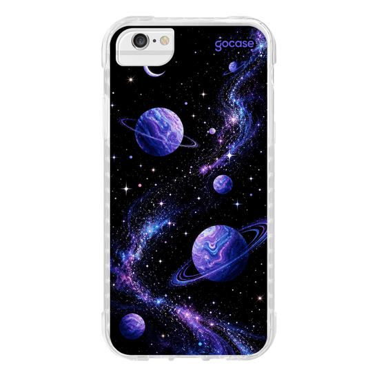 Capinha para celular  Galáxia e Planetas