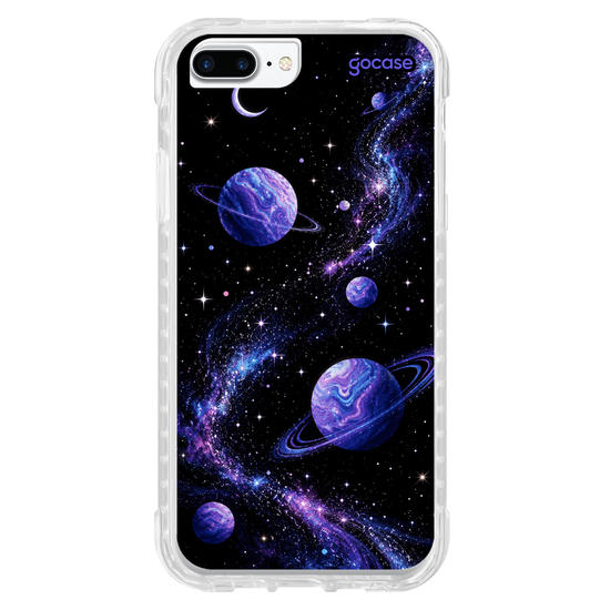 Capinha para celular  Galáxia e Planetas