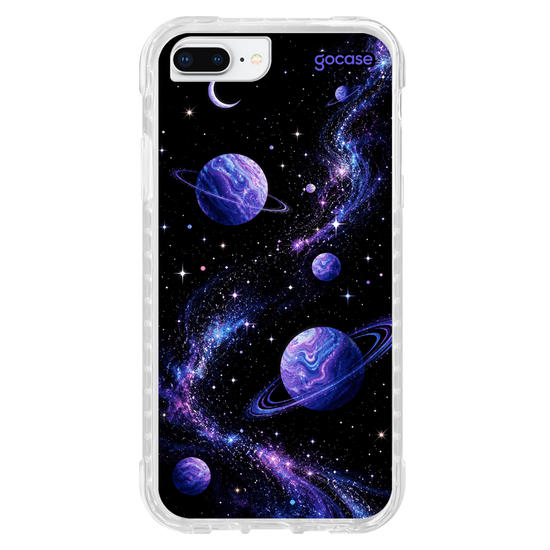 Capinha para celular  Galáxia e Planetas