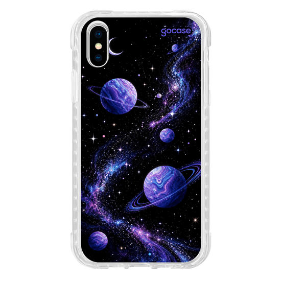 Capinha para celular  Galáxia e Planetas