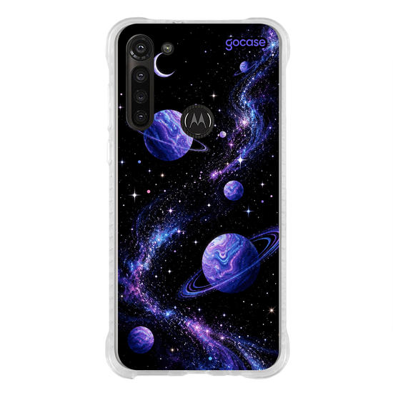 Capinha para celular  Galáxia e Planetas