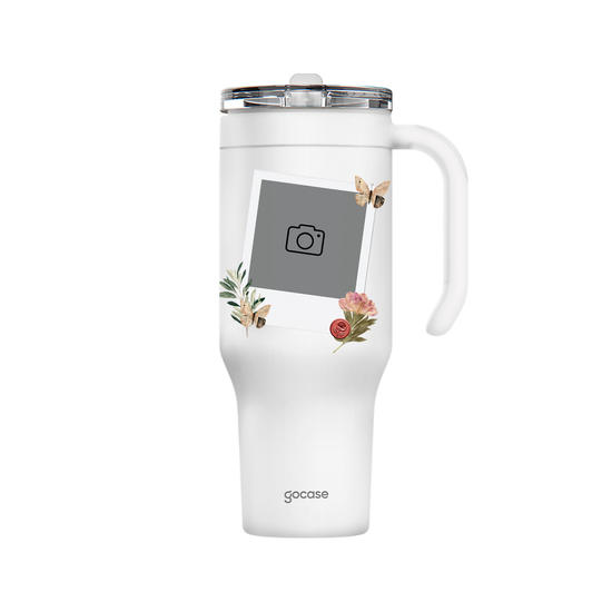 Copo Térmico Life + Ebook - Garden Memory