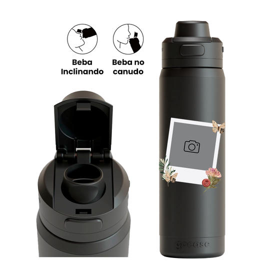 Garrafa Térmica Flip Pro - Garden Memory
