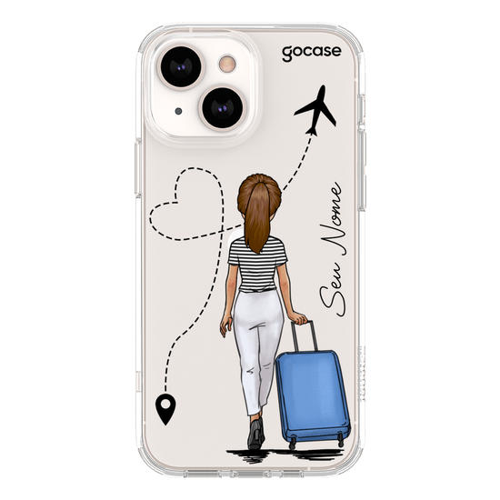 Capinha para celular Garota Aeroporto Clean
