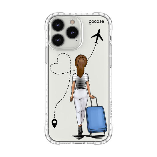 Capinha para celular Garota Aeroporto Clean