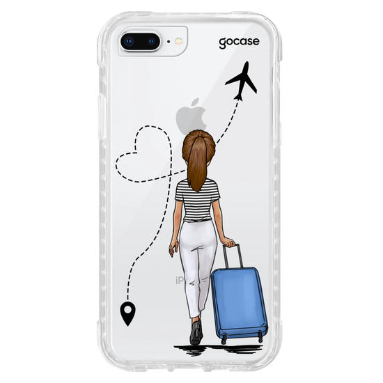 Capinha para celular Garota Aeroporto Clean