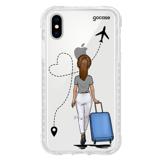 Capinha para celular Garota Aeroporto Clean