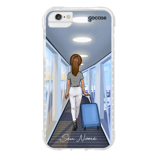 Capinha para celular Garota Aeroporto