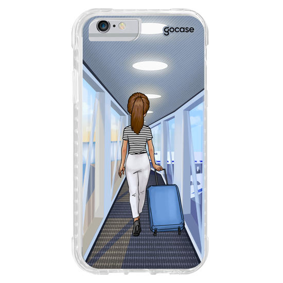 Capinha para celular Garota Aeroporto