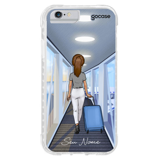 Capinha para celular Garota Aeroporto