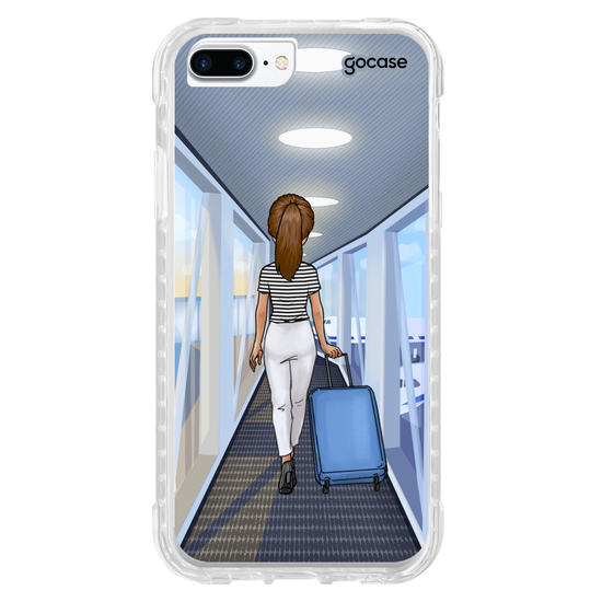 Capinha para celular Garota Aeroporto