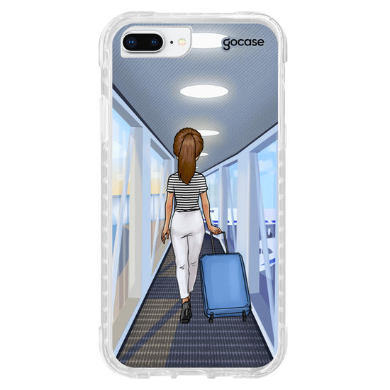 Capinha para celular Garota Aeroporto