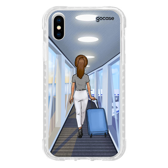 Capinha para celular Garota Aeroporto