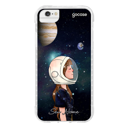 Capinha para celular Garota Astronauta