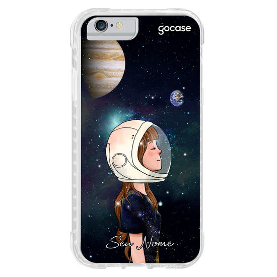 Capinha para celular Garota Astronauta