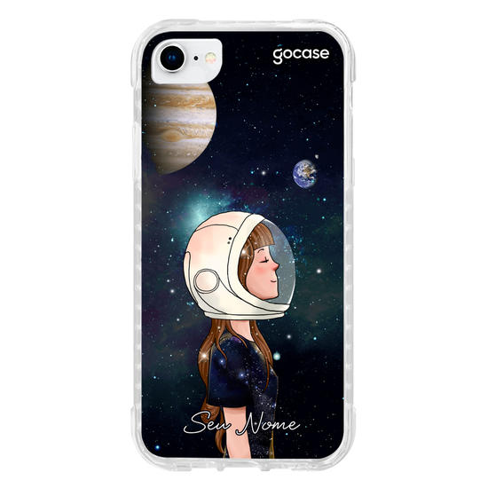 Capinha para celular Garota Astronauta