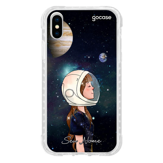 Capinha para celular Garota Astronauta