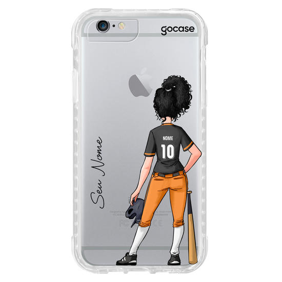Capinha para celular Garota Baseball