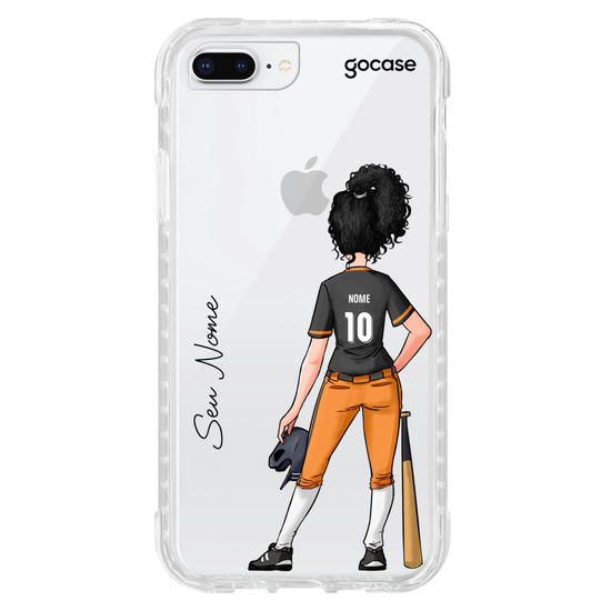 Capinha para celular Garota Baseball