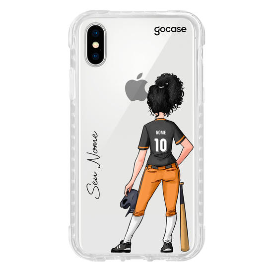 Capinha para celular Garota Baseball