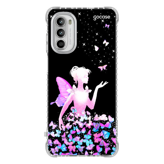 Capinha para celular Garota Borboletas